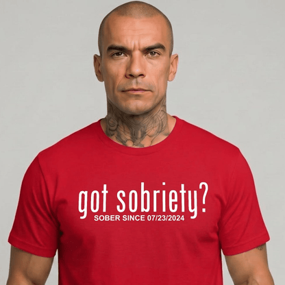 Got Sobriety Sober Since Sober T Shirt packaging detail (view 18)