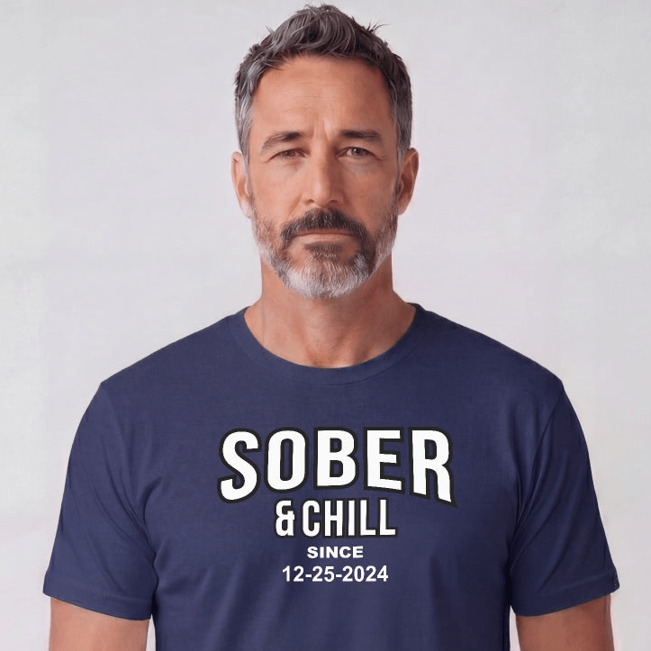 Sober T Shirt | Men's Sober and Chill Tee