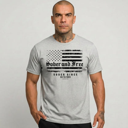 Sober and Free Sober T Shirt featuring the design (view 21)