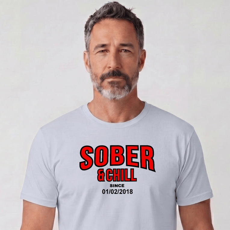 Sober T Shirt | Men's Sober and Chill Tee