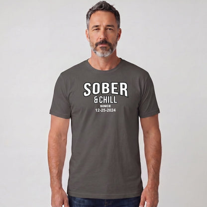Sober T Shirt | Men's Sober and Chill Tee