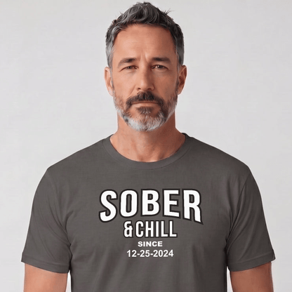 Sober T Shirt | Men's Sober and Chill Tee