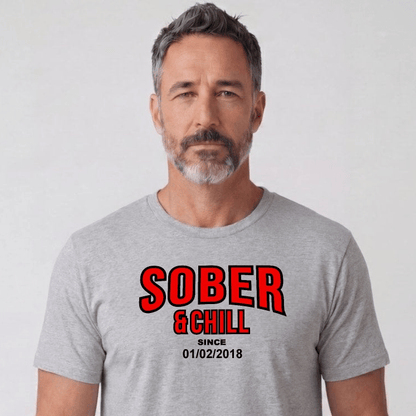 Sober T Shirt | Men's Sober and Chill Tee