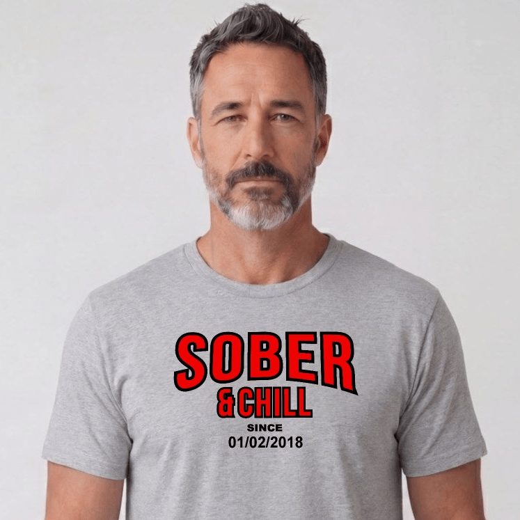 Sober T Shirt | Men's Sober and Chill Tee