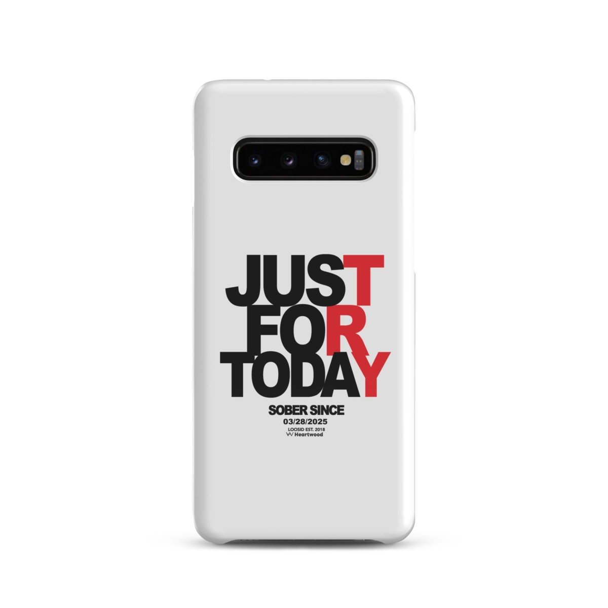 Loosid Just For Today Snap Recovery Phone Case featuring the design