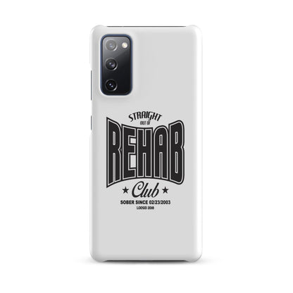 Straight Out of Rehab Snap Recovery Phone Case lifestyle view (view 5)