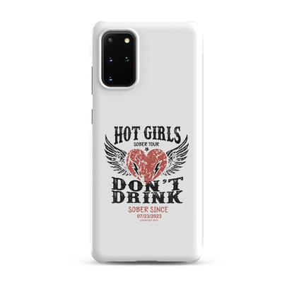 Hot Girls Don't Drink Snap Recovery Phone Case lifestyle view (view 5)