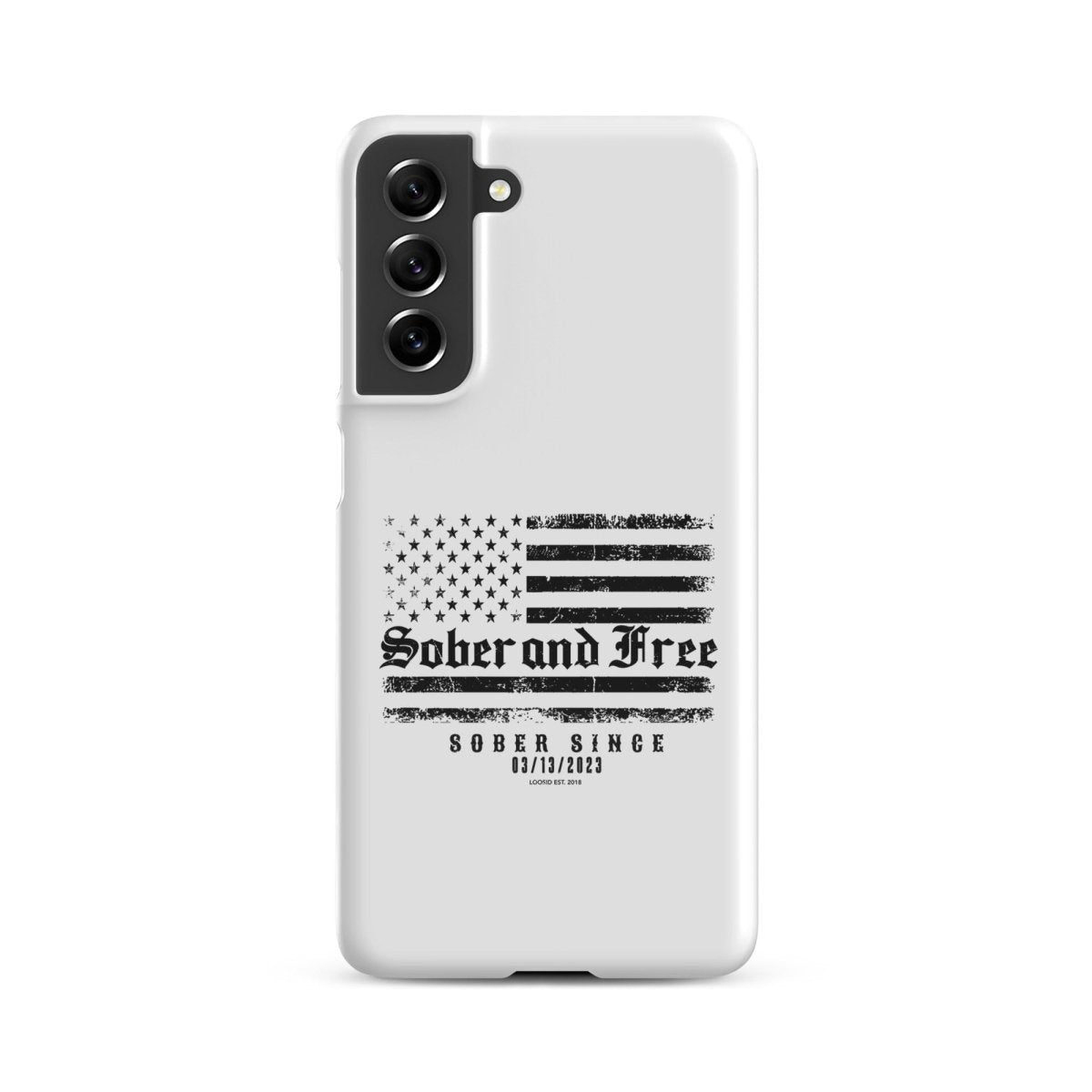 Sober & Free Snap Recovery Phone Case packaging detail (view 8)