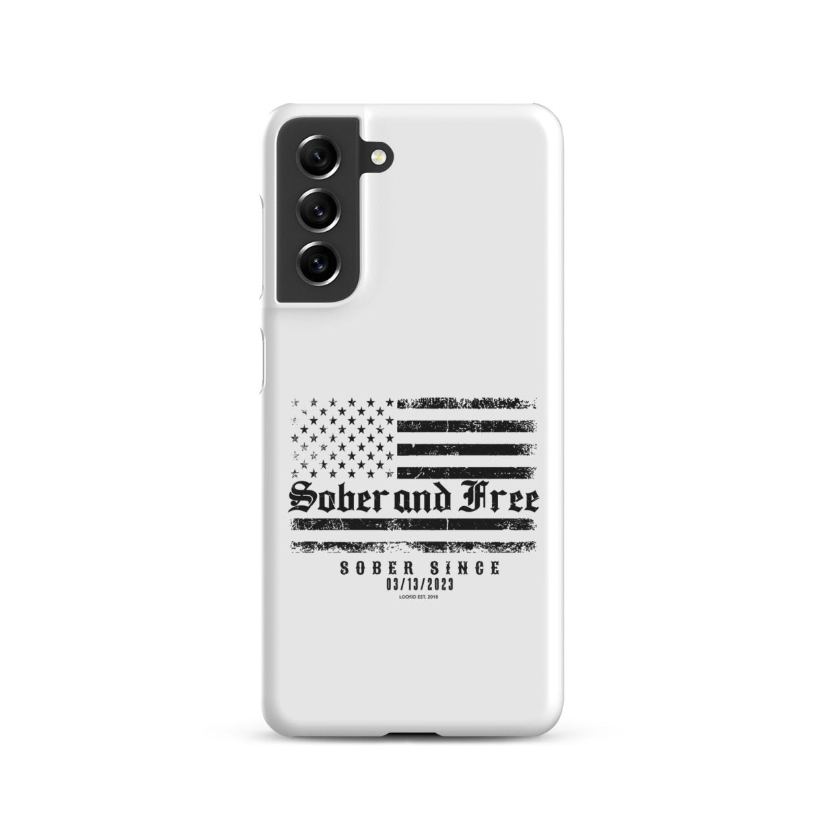 Sober & Free Snap Recovery Phone Case fit detail (view 9)
