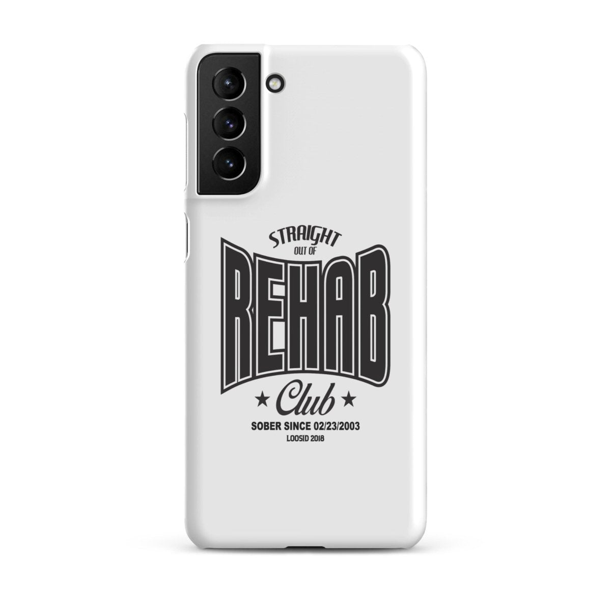 Straight Out of Rehab Snap Recovery Phone Case fit detail (view 9)