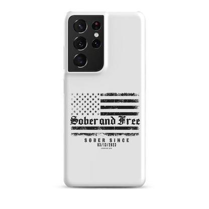 Sober & Free Snap Recovery Phone Case featuring the design (view 11)