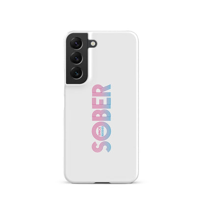 Sober Since Snap Recovery Phone Case close-up view (view 12)