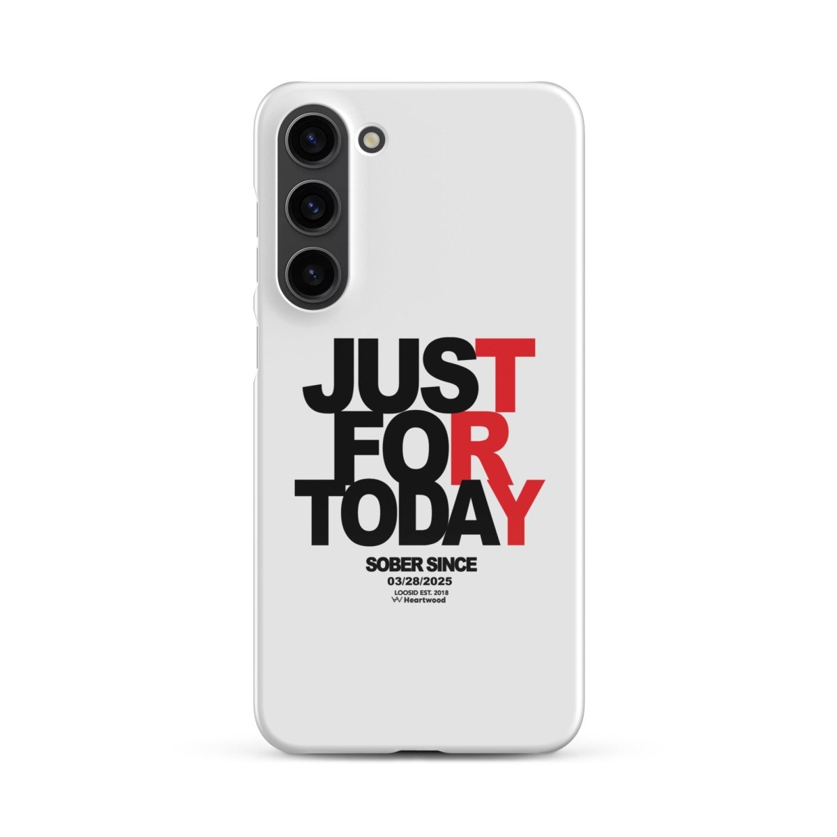 Just For Today Snap Recovery Phone Case side view (view 16)