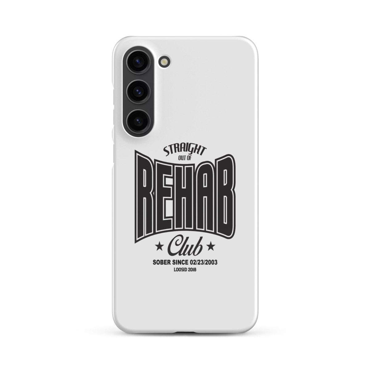 Straight Out of Rehab Snap Recovery Phone Case side view (view 16)