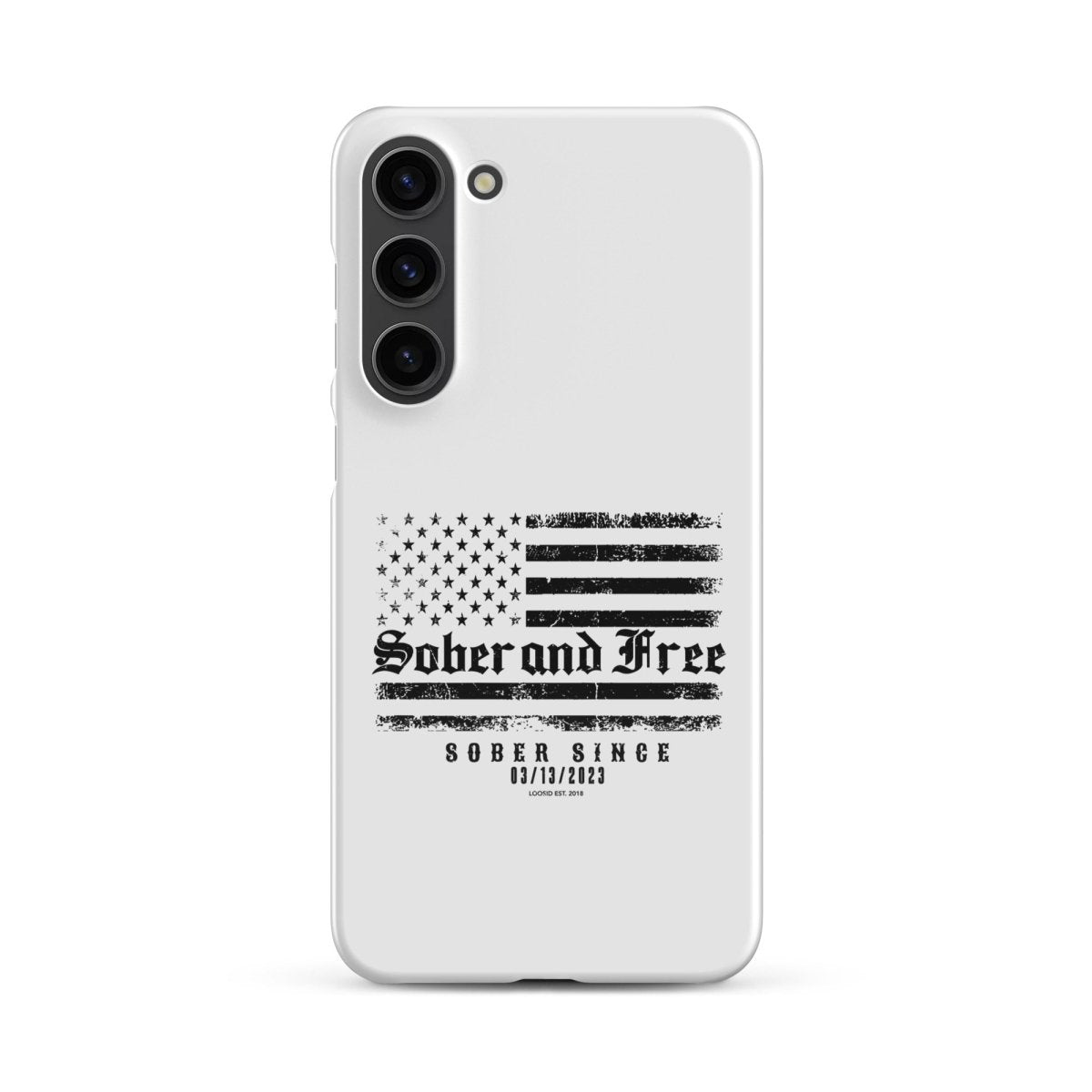 Sober & Free Snap Recovery Phone Case side view (view 16)