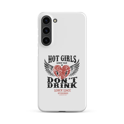 Hot Girls Don't Drink Snap Recovery Phone Case side view (view 16)