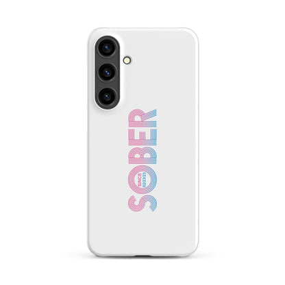 Sober Since Snap Recovery Phone Case fit detail (view 19)