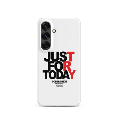 Just For Today Snap Recovery Phone Case featuring the design (view 21)