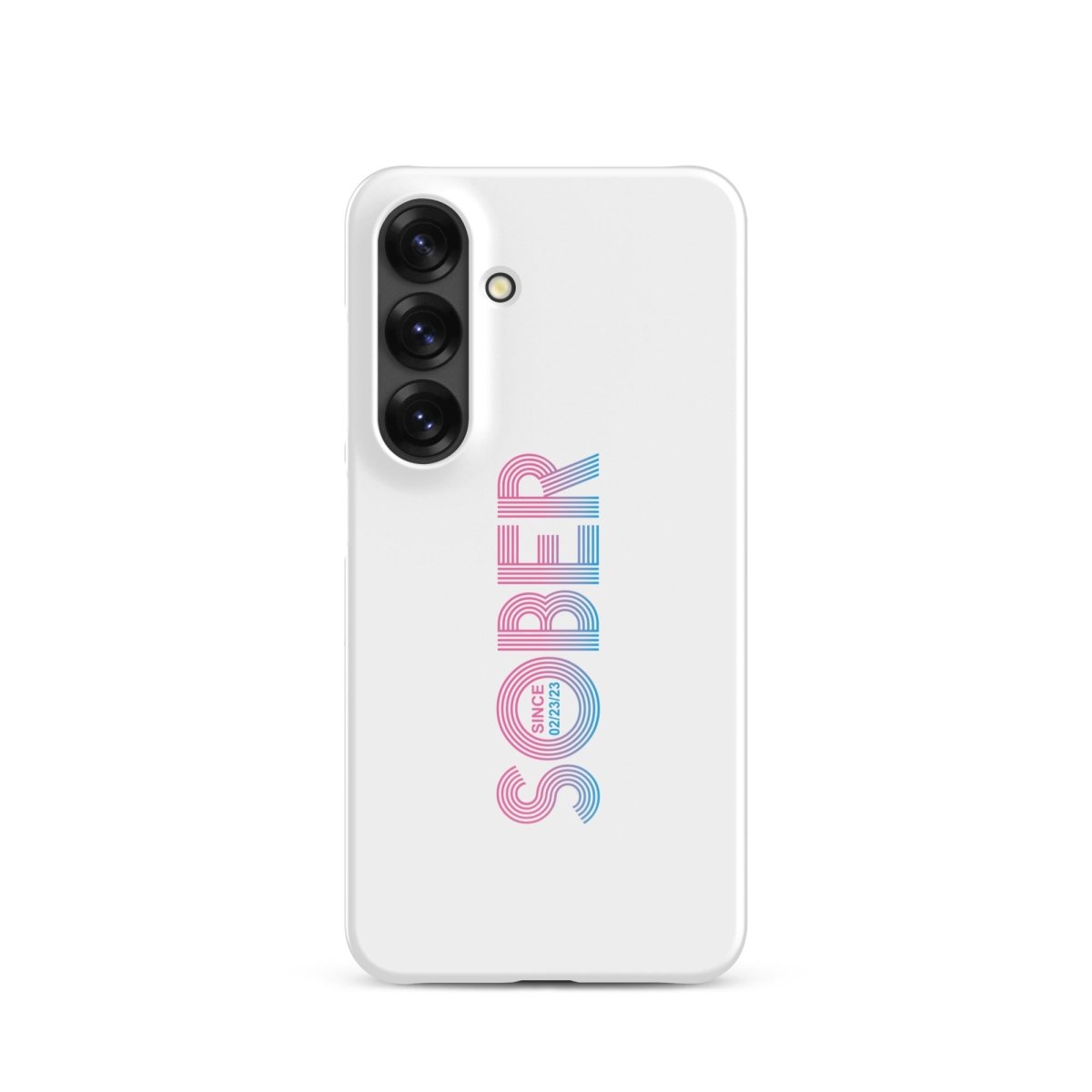 Sober Since Snap Recovery Phone Case featuring the design (view 21)