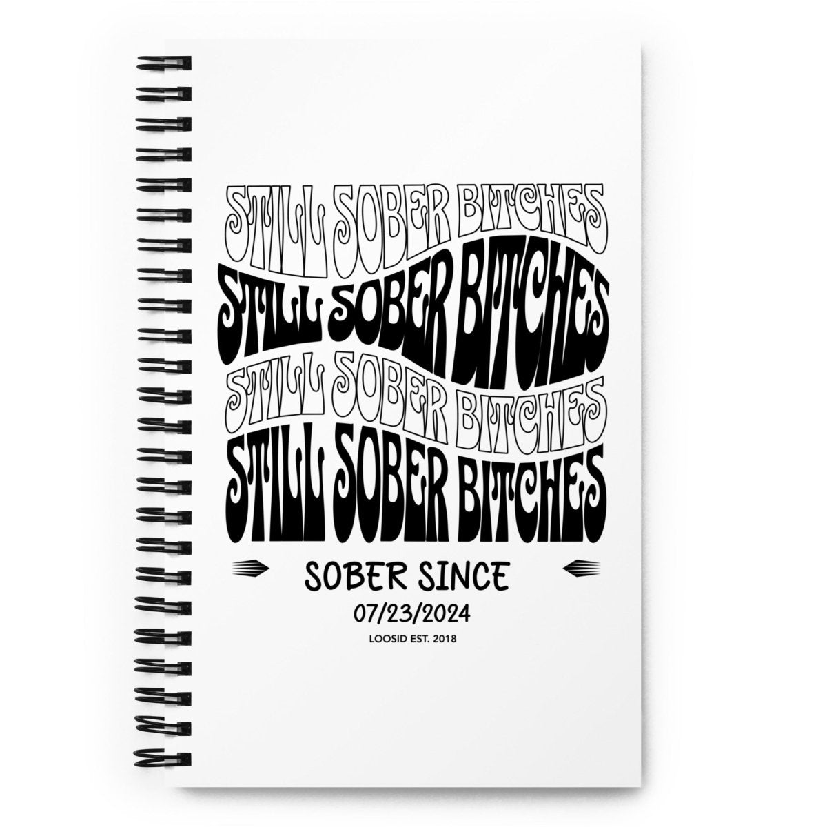 Loosid Wavy Still Sober B's Sober Journal featuring the design