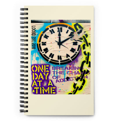 Loosid One Day At A Time Sober Journal featuring the design