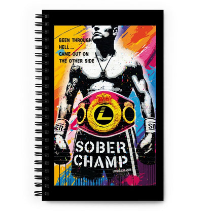 Loosid Sober Men Champ Sober Journal featuring the design