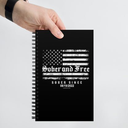 Sober and Free Sober Journal flat lay styled image (view 3)