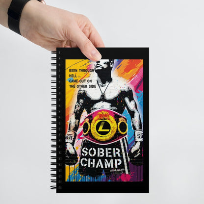 Sober Men Champ Sober Journal flat lay styled image (view 3)