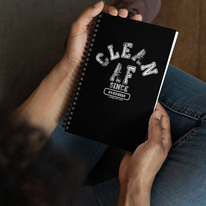 Clean AF Sober Journal close-up view (view 2)