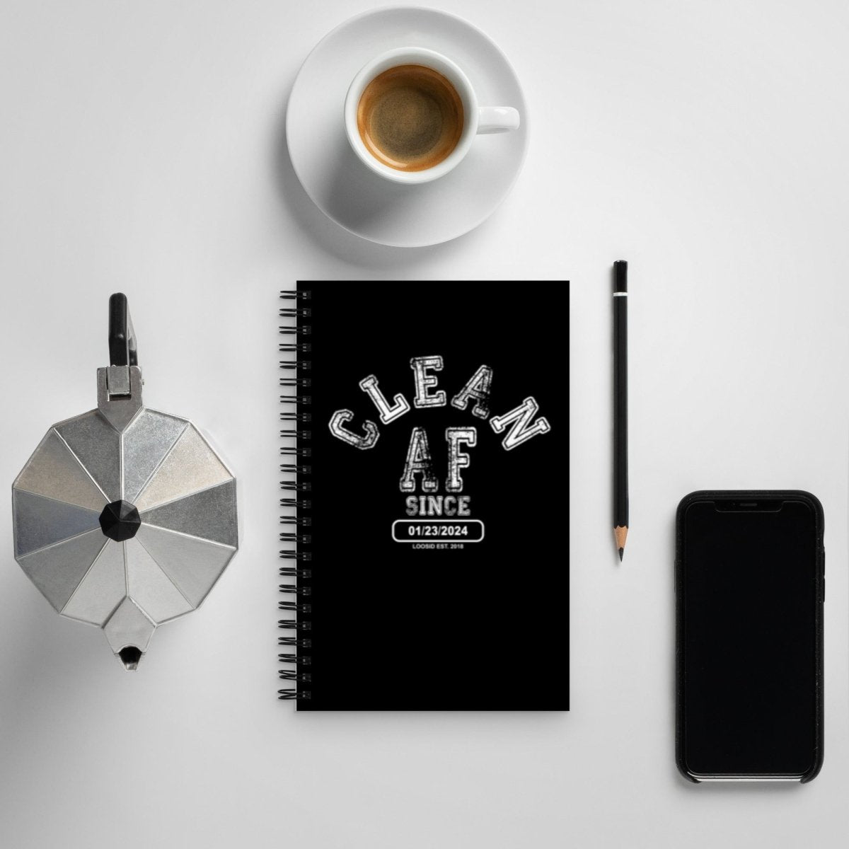 Clean AF Sober Journal graphic detail (view 4)