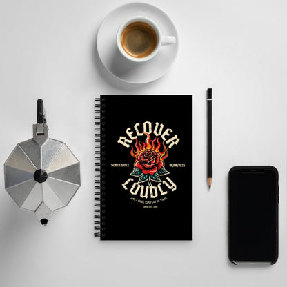 Recover Loudly Sober Journal flat lay styled image (view 3)