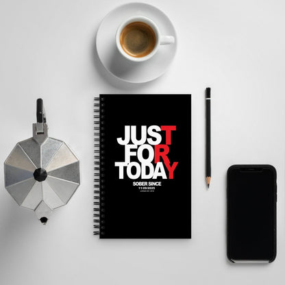 Just For Today Sober Journal flat lay styled image (view 3)