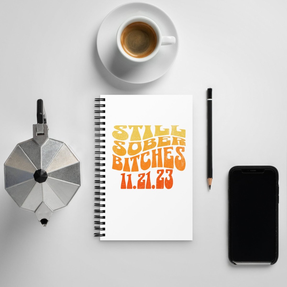 Still Sober B's Sober Journal flat lay styled image (view 3)