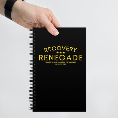Thankful Recovery Renegade Spiral Sober Journal flat lay styled image (view 3)