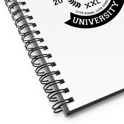 Sober State University Spiral Sober Journal close-up view (view 2)