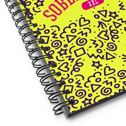 Soberlicious Spiral Sober Journal close-up view (view 2)