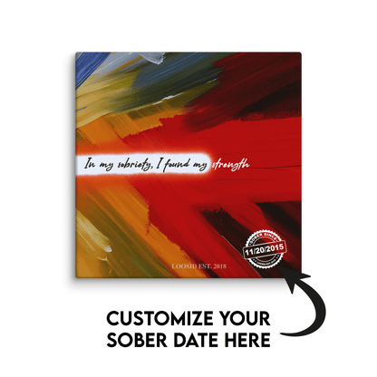 In My Sobriety I Found My Strength Sobriety Art graphic detail (view 4)