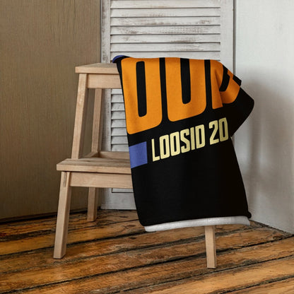 We Do Recover Out Loud Towel Sobriety Gift flat lay styled image (view 3)