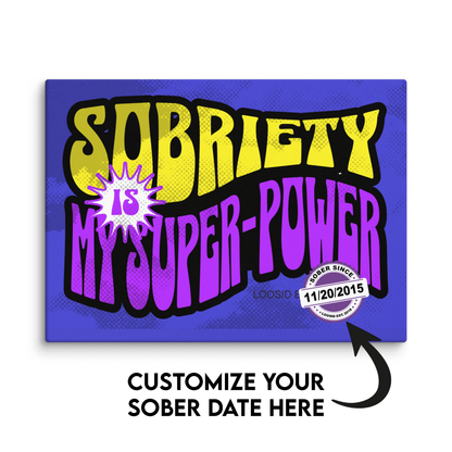 Super Power Sobriety Art graphic detail (view 4)