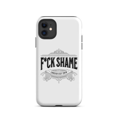 F*ck Shame Recovery Phone Case close-up view (view 2)