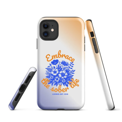Loosid Embrace Sobriety Recovery Phone Case featuring the design