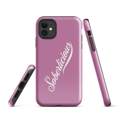 Soberlicious Recovery Phone Case close-up view (view 2)