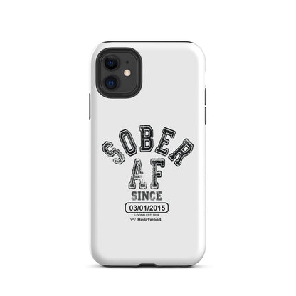 Loosid Sober AF Recovery Phone Case featuring the design