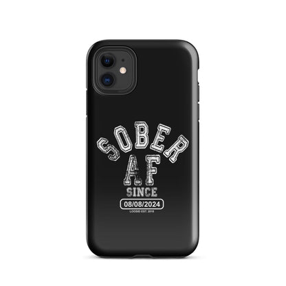 Loosid Sober AF Recovery Phone Case featuring the design