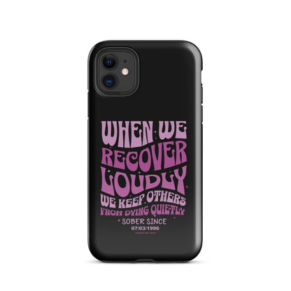 Loosid When We Recover Loud Recovery Phone Case featuring the design