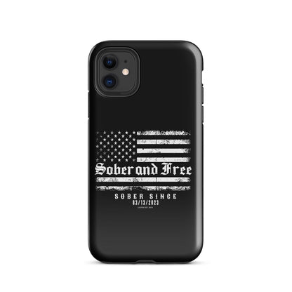 Loosid Sober and Free Recovery Phone Case featuring the design