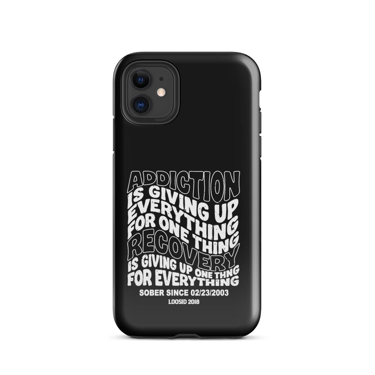 Addiction is Giving Up Recovery Phone Case for iPhone®