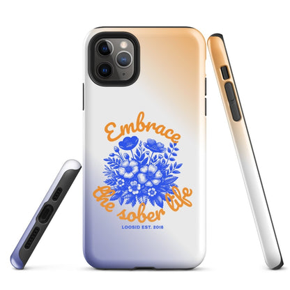 Embrace Sobriety Recovery Phone Case graphic detail (view 4)