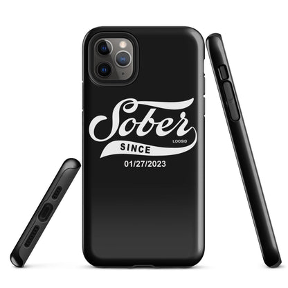 Sober Since Recovery Phone Case graphic detail (view 4)
