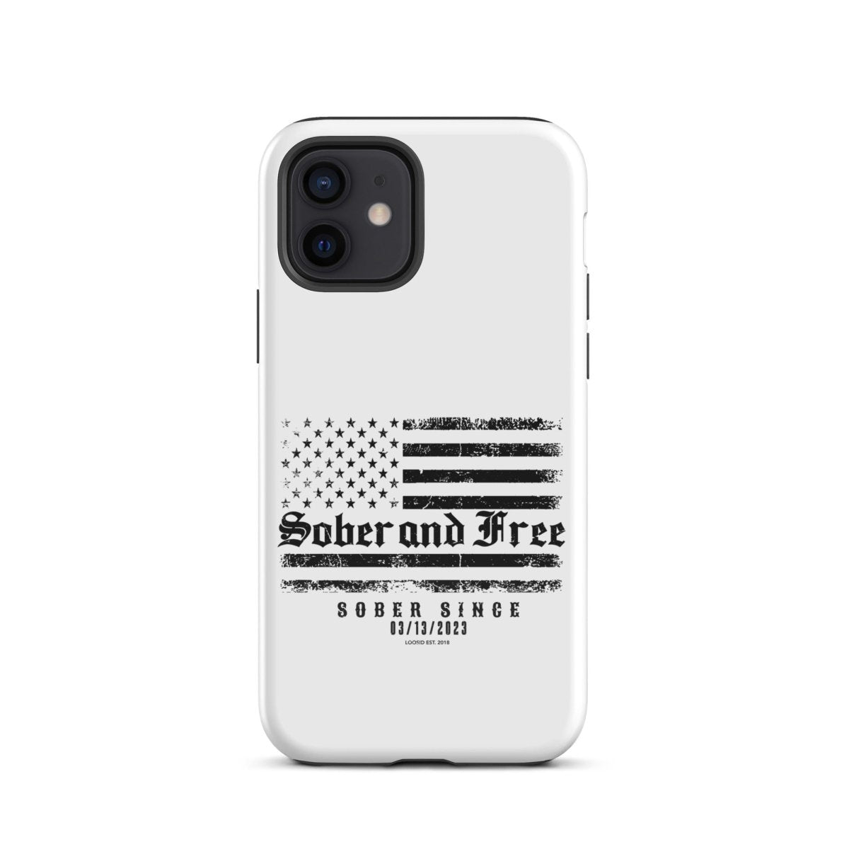 Sober & Free Recovery Phone Case graphic detail (view 4)